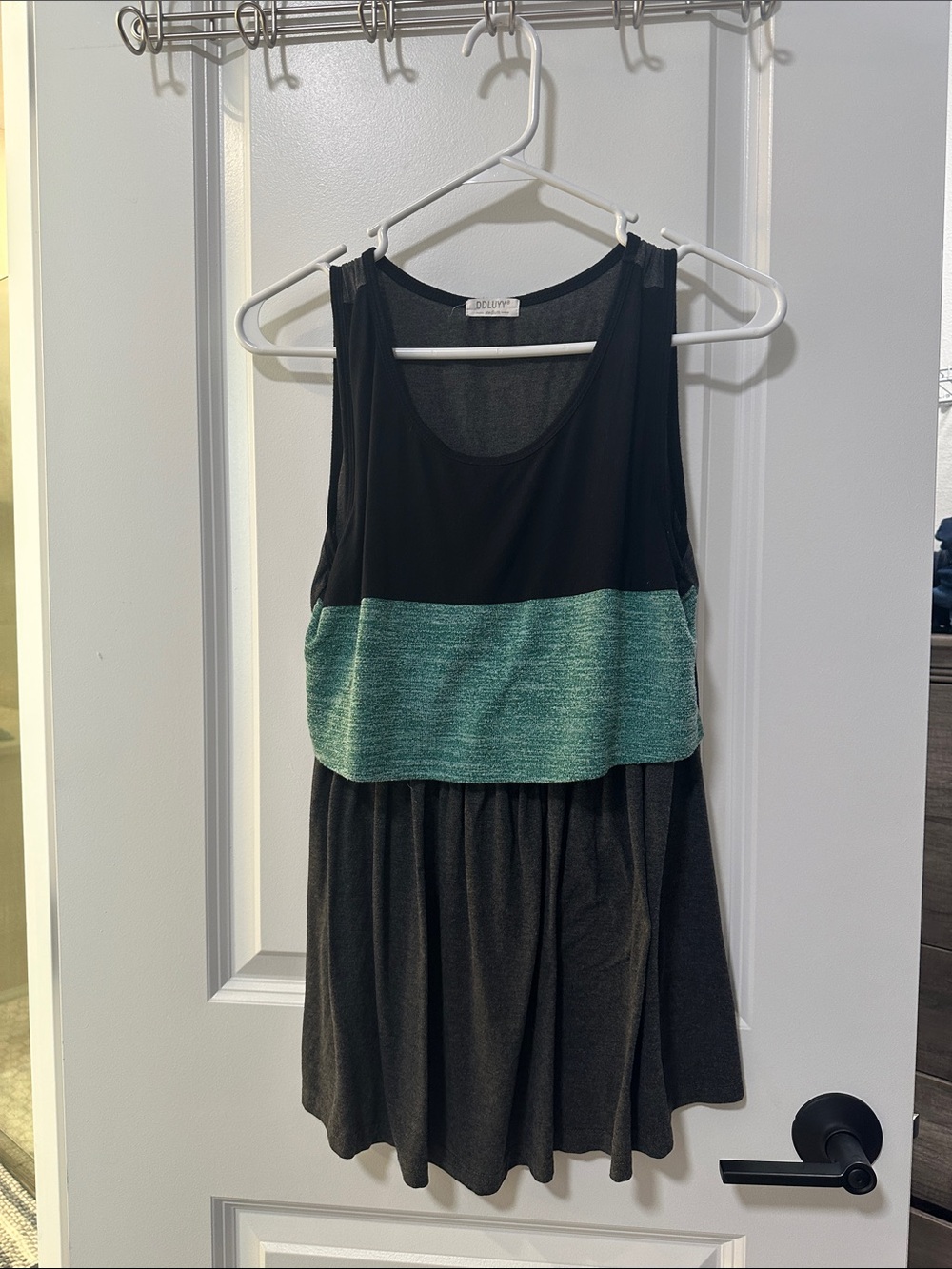 Nursing tank with lift flap, stretchy and very soft
